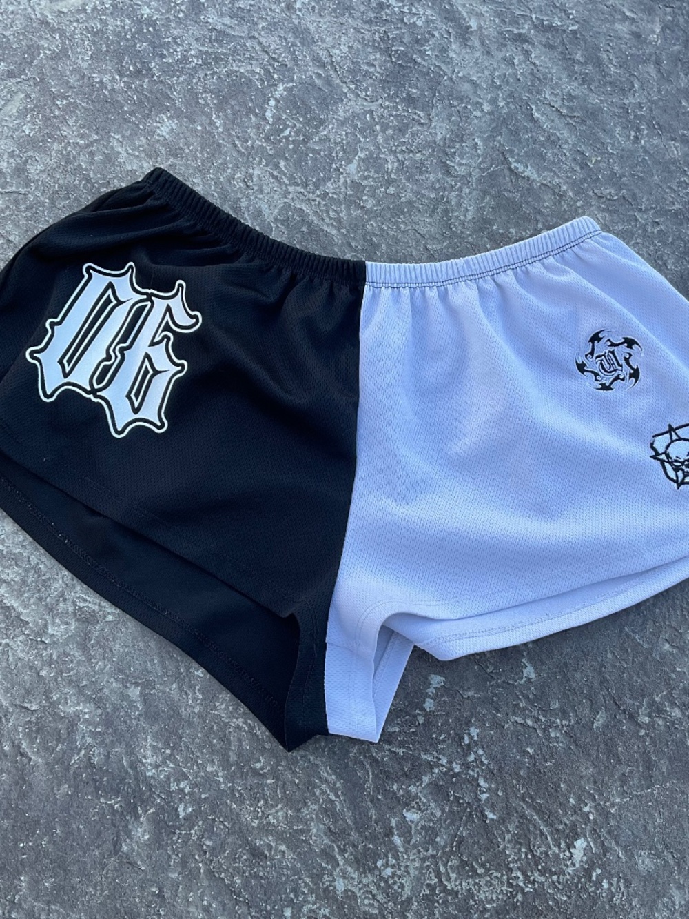 Hot Topic Black and white shorts size Medium
